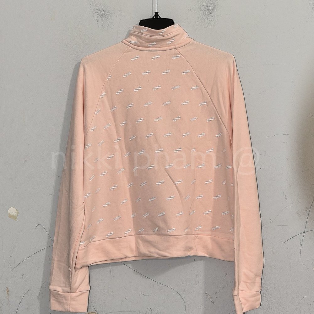 Puma Ladies' Half Zip Pullover XL in pink - Picture 4 of 5
